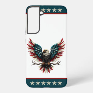 Ländlicher patriotischer amerikanischer/USA-Weißko Samsung Galaxy Hülle