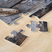 Ländlicher Seestern auf verwittertem Holz Puzzle (Seite)