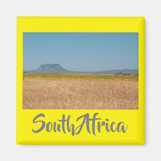 Ländlicher Südafrika Landschaftsbild Bergansicht M Magnet (Vorne)