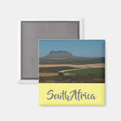 Ländlicher Südafrika Landschaftsbild Bergansicht M Magnet (Vorderseite/Rückseite)