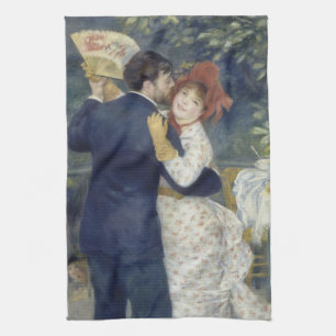 Ländlicher Tanz von Pierre Renoir, Vintage Fine Ar Geschirrtuch