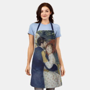 Ländlicher Tanz von Pierre Renoir, Vintage Fine Ar Schürze