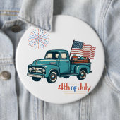 Ländlicher/vintage 4. Juli Button (Beispiel)
