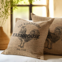 Ländlicher Vintage-Familienname Bauernhaus Hahn