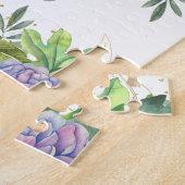 Ländlicher Wald Forst Süße Blumen Igel Name Puzzle (Seite)