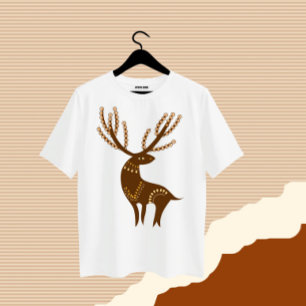 Ländlicher Waldhirsch T-Shirt