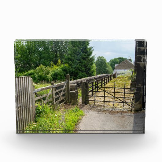 Ländlicher Weg, Mytholmroyd Fotoblock (Vorderseite)