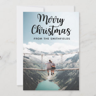 Ländliches Abenteuer Frohe Feiertage Weihnachten