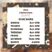 Ländliches Bäckereigeschäft Fensteraufkleber (Blatt 2)