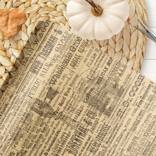 Ländliches Bauernhof-Zeitungspapier Geschenkpapier