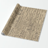 Ländliches Bauernhof-Zeitungspapier Geschenkpapier (Ungerollt)