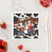 Ländliches BBQ Serviette (Beispiel)
