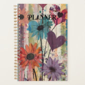 Ländliches Blumen-Planer-Journal Planer (Vorderseite)