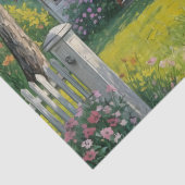 Ländliches Blumengarten-Papier Seidenpapier (Detail)