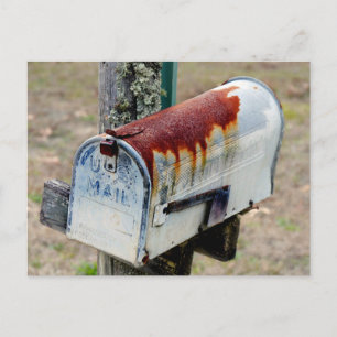 Ländliches Briefkastenporträt Postkarte
