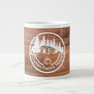 Ländliches Cottage-Cabin-Bauernhaus | Benutzerdefi Jumbo-Tasse
