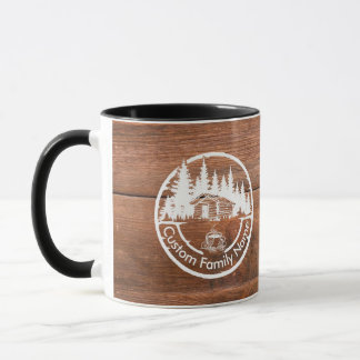 Ländliches Cottage-Cabin-Bauernhaus | Benutzerdefi Tasse