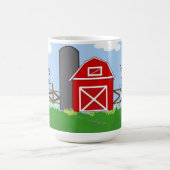 Ländliches Farmdesign Kaffeetasse (Mittel)