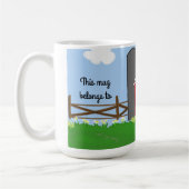 Ländliches Farmdesign Kaffeetasse (Links)
