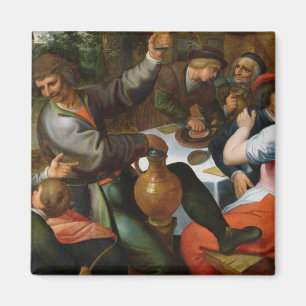 Ländliches Fest, 1566 Magnet