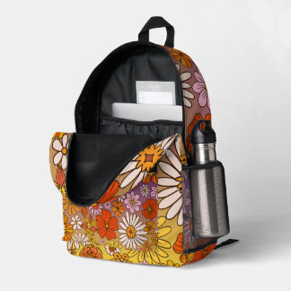 Ländliches Floral Bedruckter Rucksack