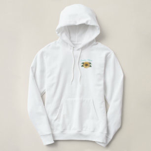 Ländliches gelbgoldenes Sonnenblumen-T-Shirt in Te Hoodie