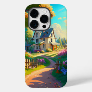 ländliches Haus mit Blumengarten Case-Mate iPhone 14 Pro Hülle