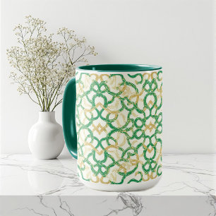 Ländliches keltisches Farmhouse-Design Vintage Art Tasse