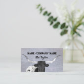 ländliches Land auf grau Visitenkarte (Stehend Vorderseite)