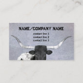 ländliches Land auf grau Visitenkarte (Rückseite)