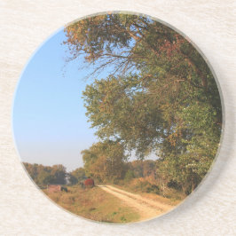 Ländliches Land Landschaftlich in Nordgriechenland Getränkeuntersetzer