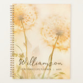 Ländliches Löwenzahn Unser Familienleben Planer (Vorderseite)