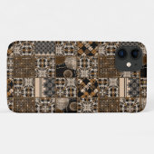 Ländliches Patchworkmuster Case-Mate iPhone Hülle (Rückseite (Horizontal))