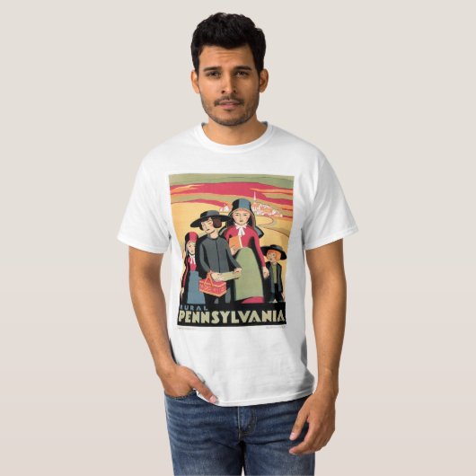 Ländliches Pennsylvania T-Shirt (Vorne ganz)