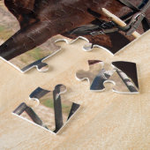 Ländliches Pferd und Buggy Puzzle (Seite)