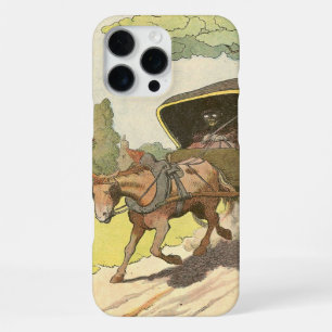 Ländliches Pferd und Wagen illustriert iPhone 16 Pro Max Hülle