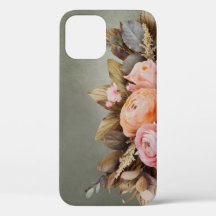 Ländliches rosa Blumen-Vintage
