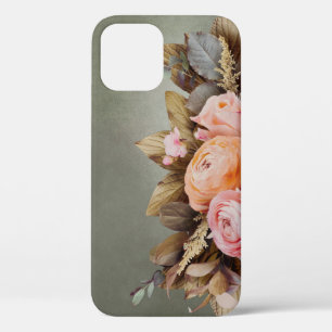 Ländliches rosa Blumen-Vintage Case-Mate iPhone Hülle