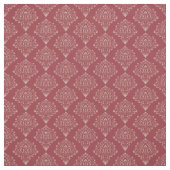 Ländliches Rot Damast Stoff (Muster)