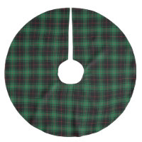 Ländliches Schwarz Grün Rot Tartan Karomuster