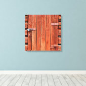 Ländliches Türbild auf Leinwand (Insitu (Holzboden))