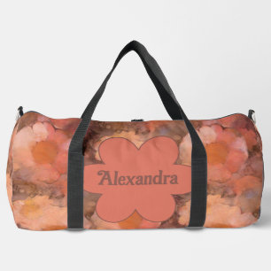 Ländliches Wasserfarben-Gänseblümchen-Blumenmuster Duffle Bag