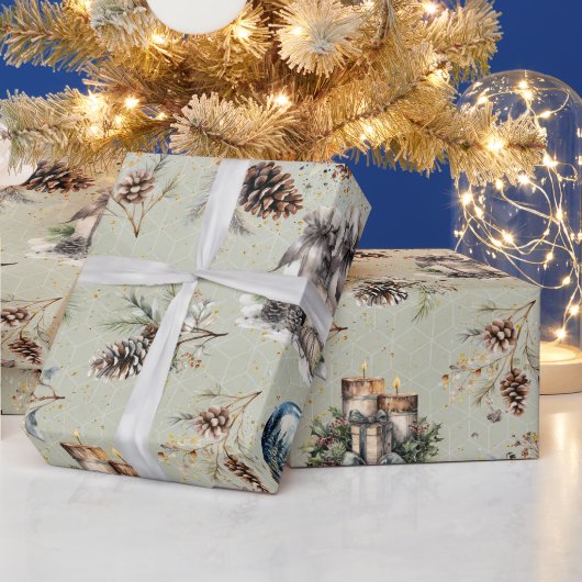 Ländliches Weihnachten Geschenkpapier (Feiertage)