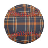 Ländliches Weihnachts-/Winterkaromuster Baseball (Rückseite)