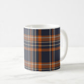 Ländliches Weihnachtskariert Kaffeetasse (VorderseiteRechts)