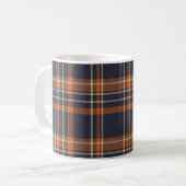 Ländliches Weihnachtskariert Kaffeetasse (Vorderseite Links)