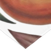 Ländliches Zitrus Blütenmeer Sommer Tischdecke (Schrägansicht)