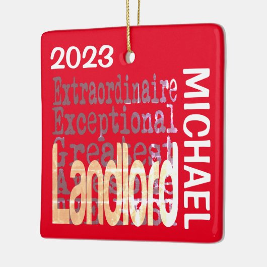 Landlord Extraordinaire CUSTOM Keramikornament (Links)