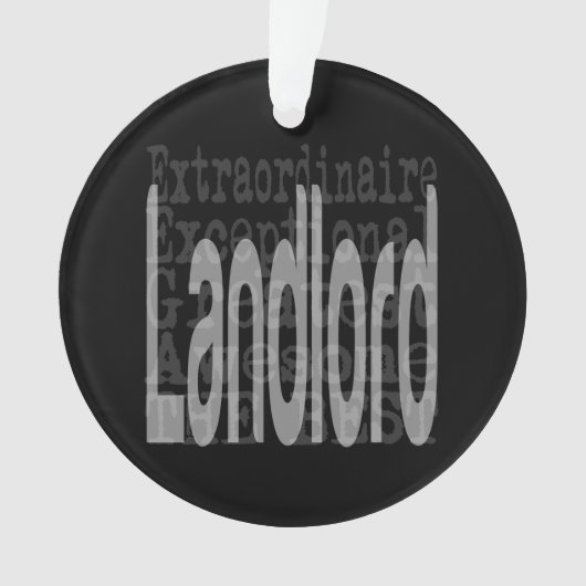 Landlord Extraordinator Ornament (Vorderseite)