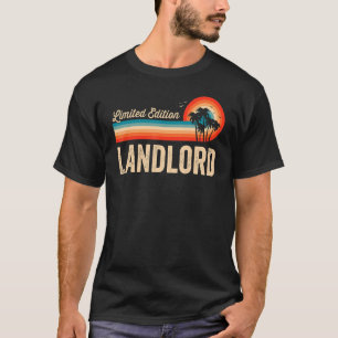 Landlord Geburtstag Retro Vintag Men Vater T-Shirt